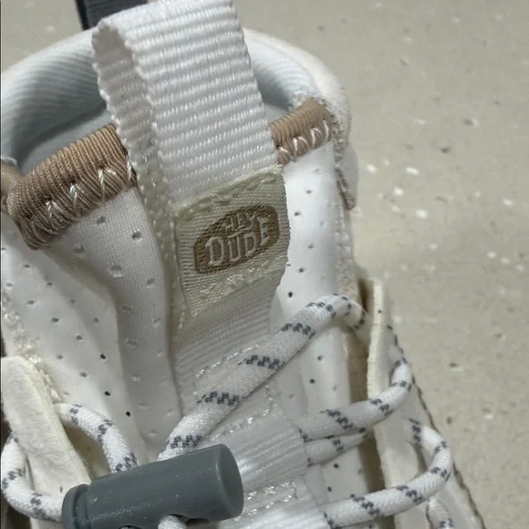 Hey Dude Cream and White Women's Sneakers - Picture 10 of 14
